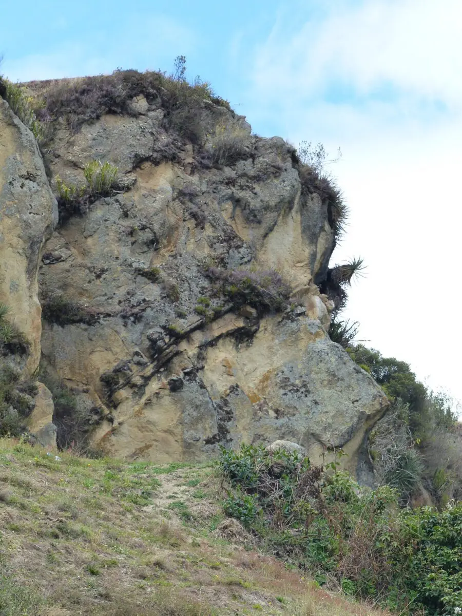 Ecuador mit Kind - der steinerne Inka
