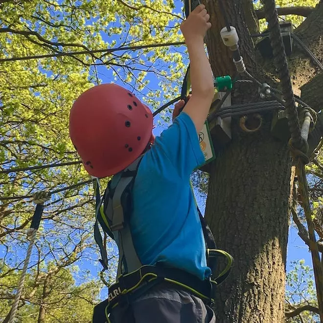 Kletterwald mit Kindern - Gut Darss