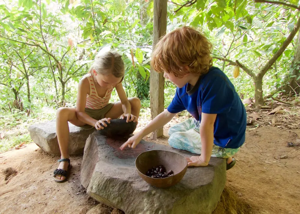 Familienreise Panama mit Kindern-kakaotour