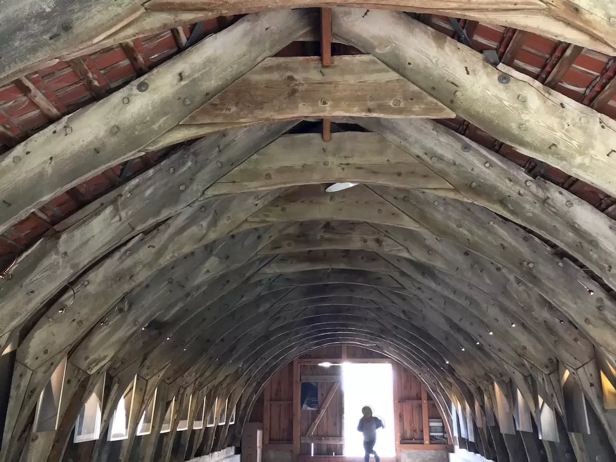 Museumspark Rüdersdorf mit Kind - Bohlenbinderhaus