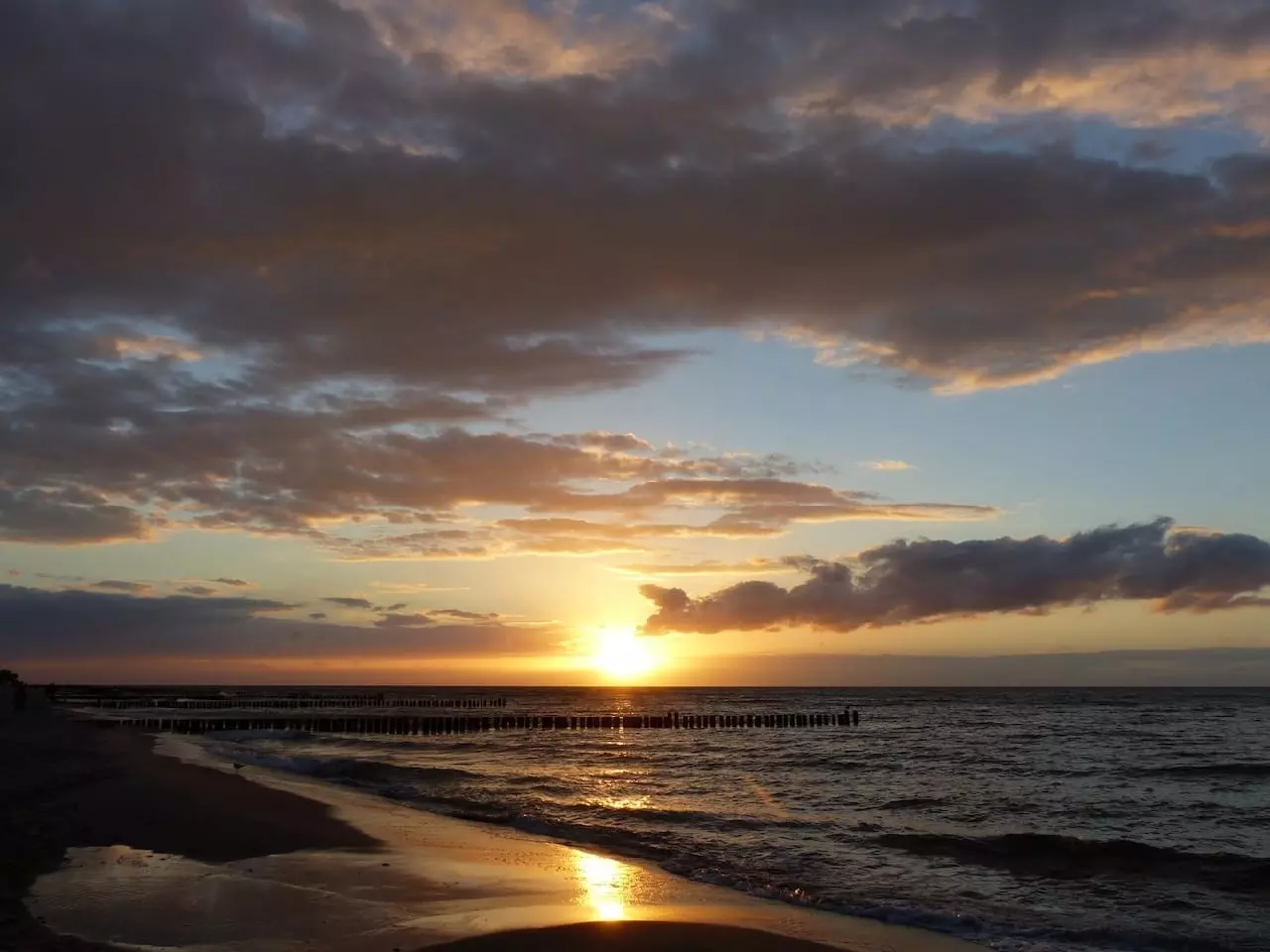 Von der Ostsee in die Alpen - Sonnenuntergang in Kühlungsborn