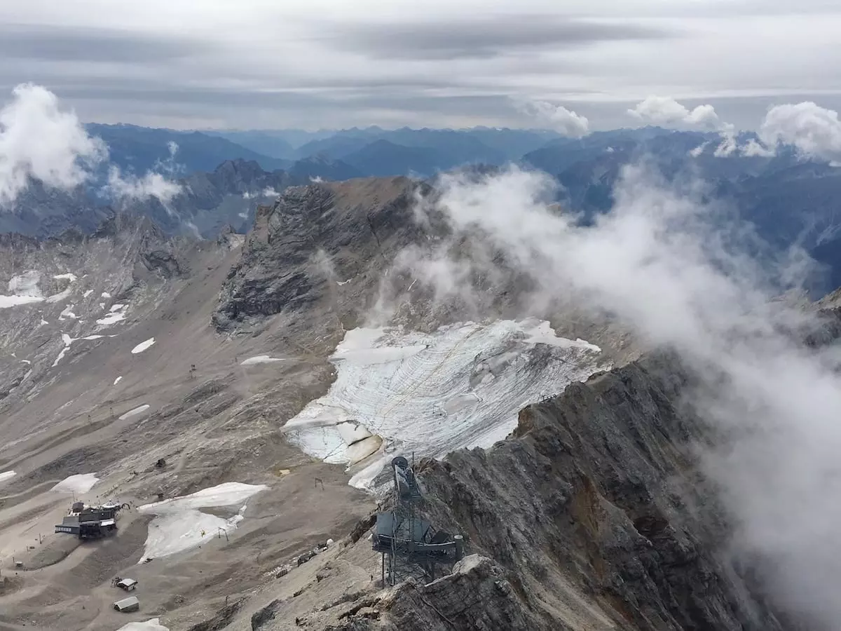 Zugspitzausblick Richtung Süden