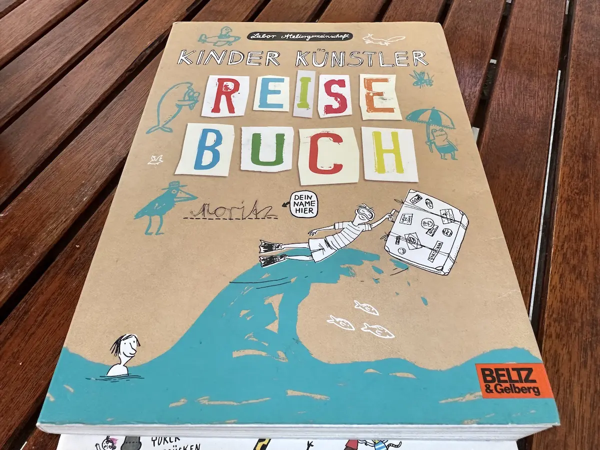 Kinderbuch Reisen - Titel des Kinder Künstler Reise Buch