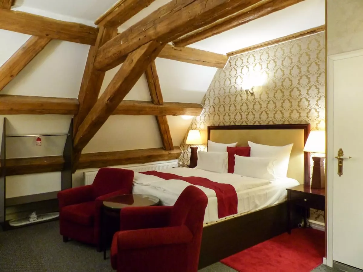 Bad Belzig - Brandenburg im Winter Burghotel Zimmer