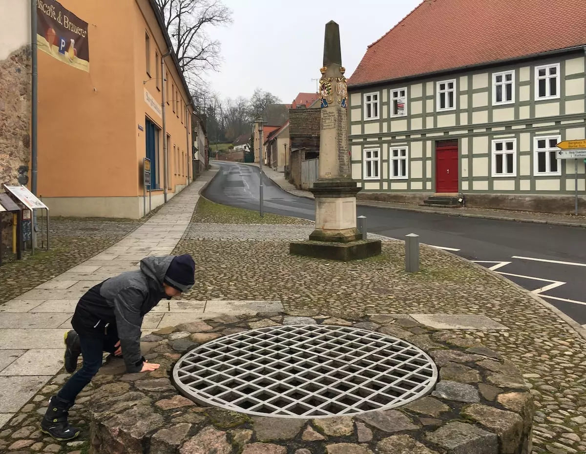 Bad Belzig - Brandenburg im Winter Stadt