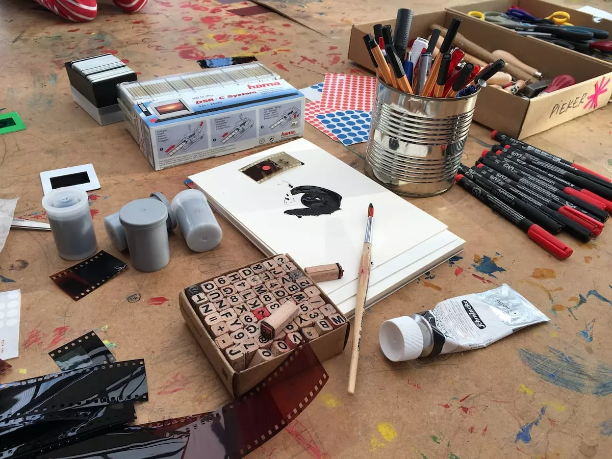 Familien im bauhaus archiv - werkstatt 3