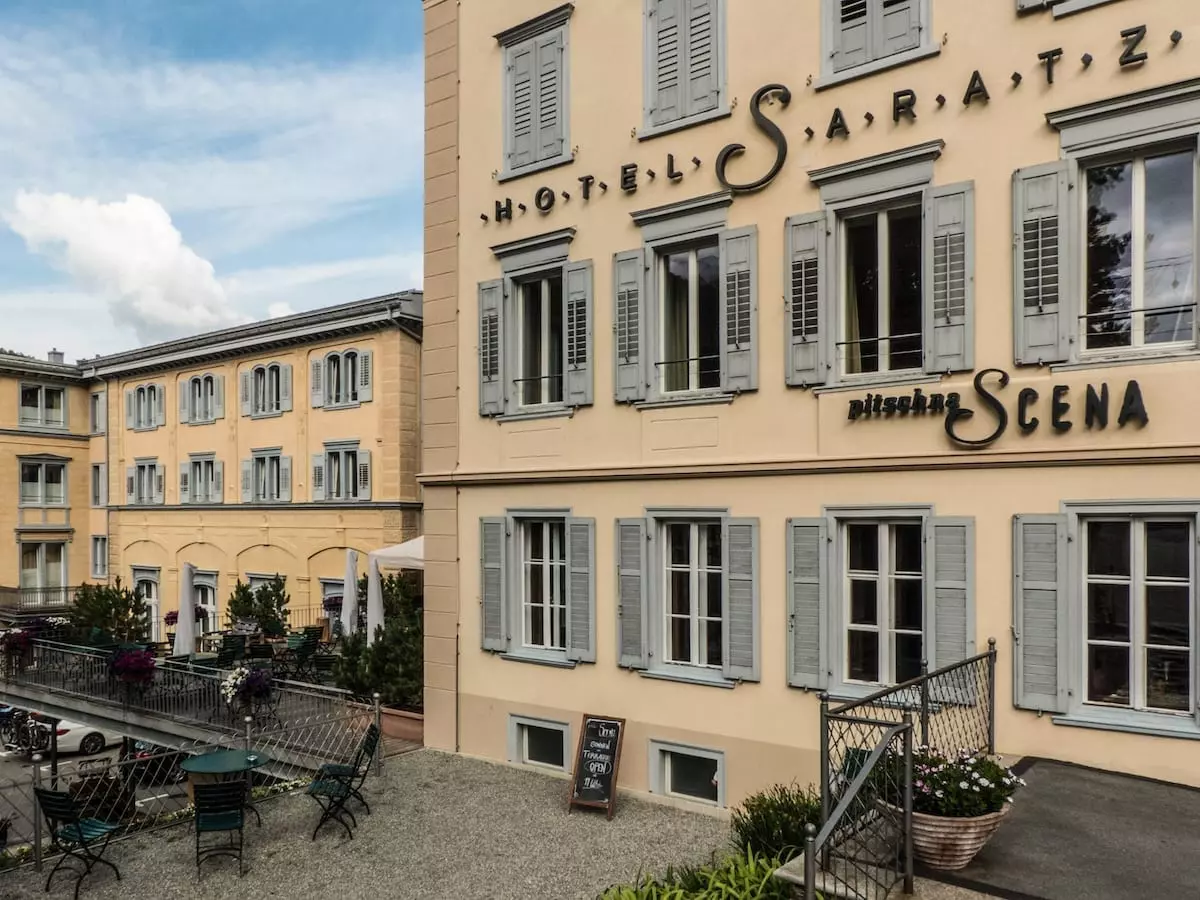 Hotel Saratz Pontresina - Außenansicht