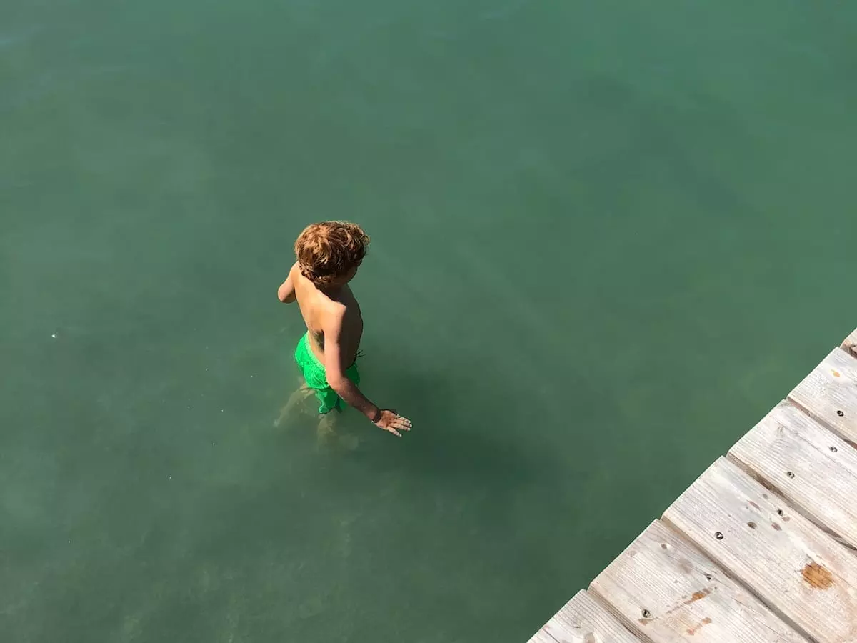 Chiemsee mit Kindern - Baden im See