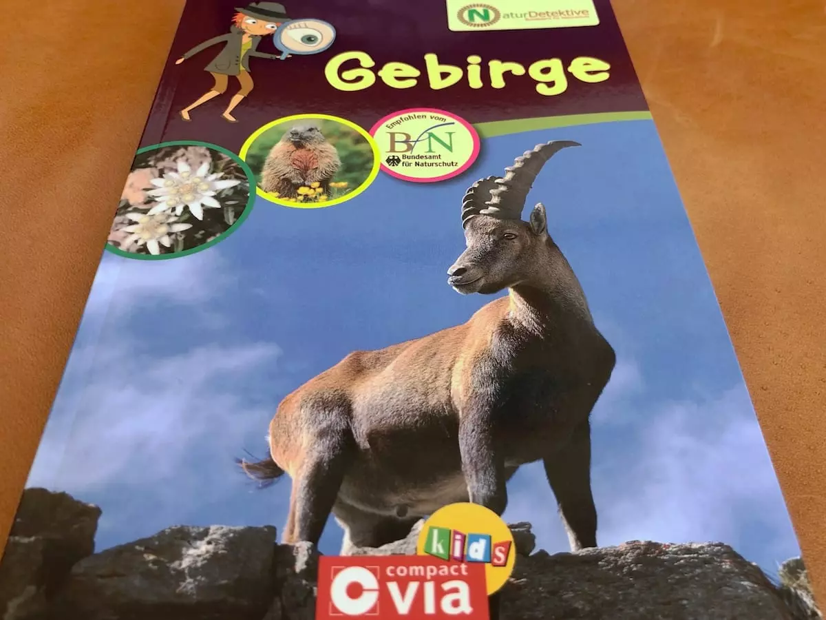 Bücher für Reisen mit Kindern in die Berge - Naturdetektive Gebirge