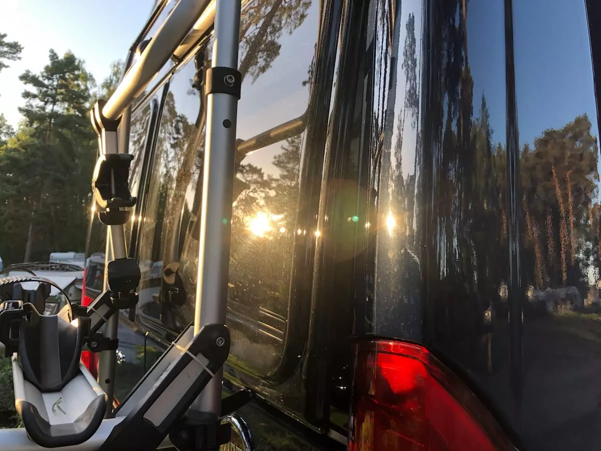 Anders reisen im Wohnmobil - Sonnenuntergang