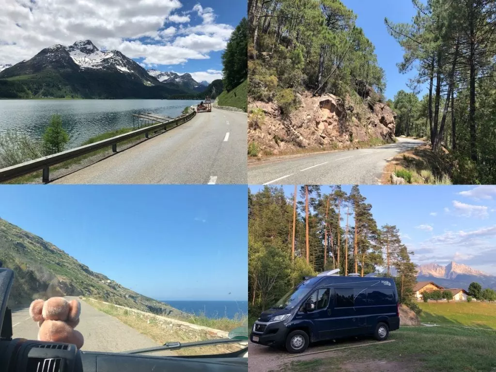 Roadtrip im Campern durch die Schweiz, Korsika und Italien