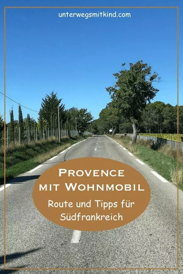 Provence mit Wohnmobil-Route-Pin