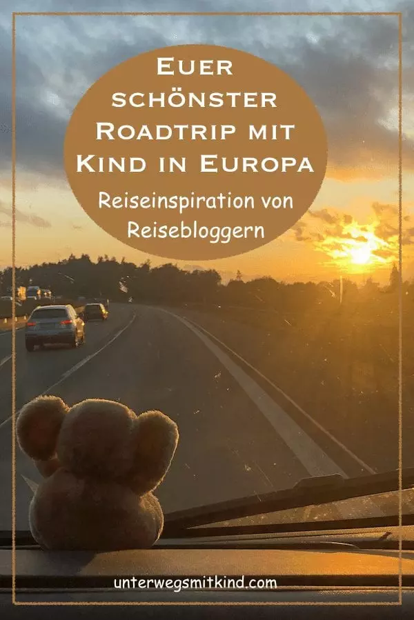 Roadtrip mit Kind in Europa-Pin