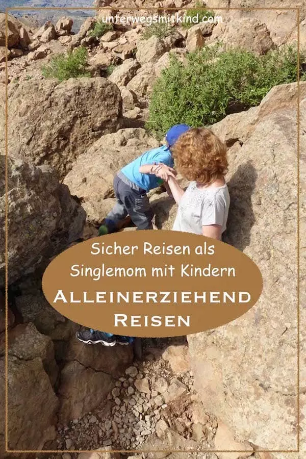Alleinerziehend Reisen Sicherheit Pin1