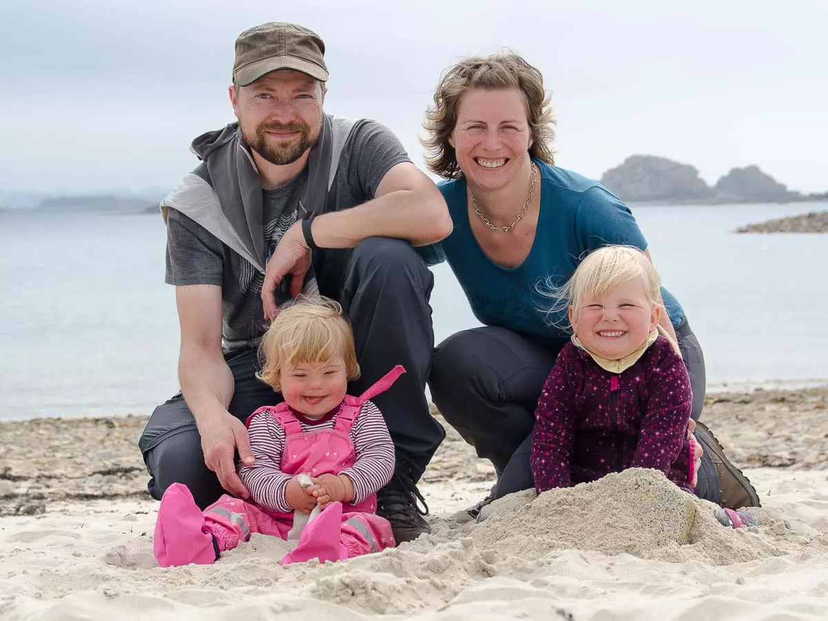 Ausreißerin mit Familie