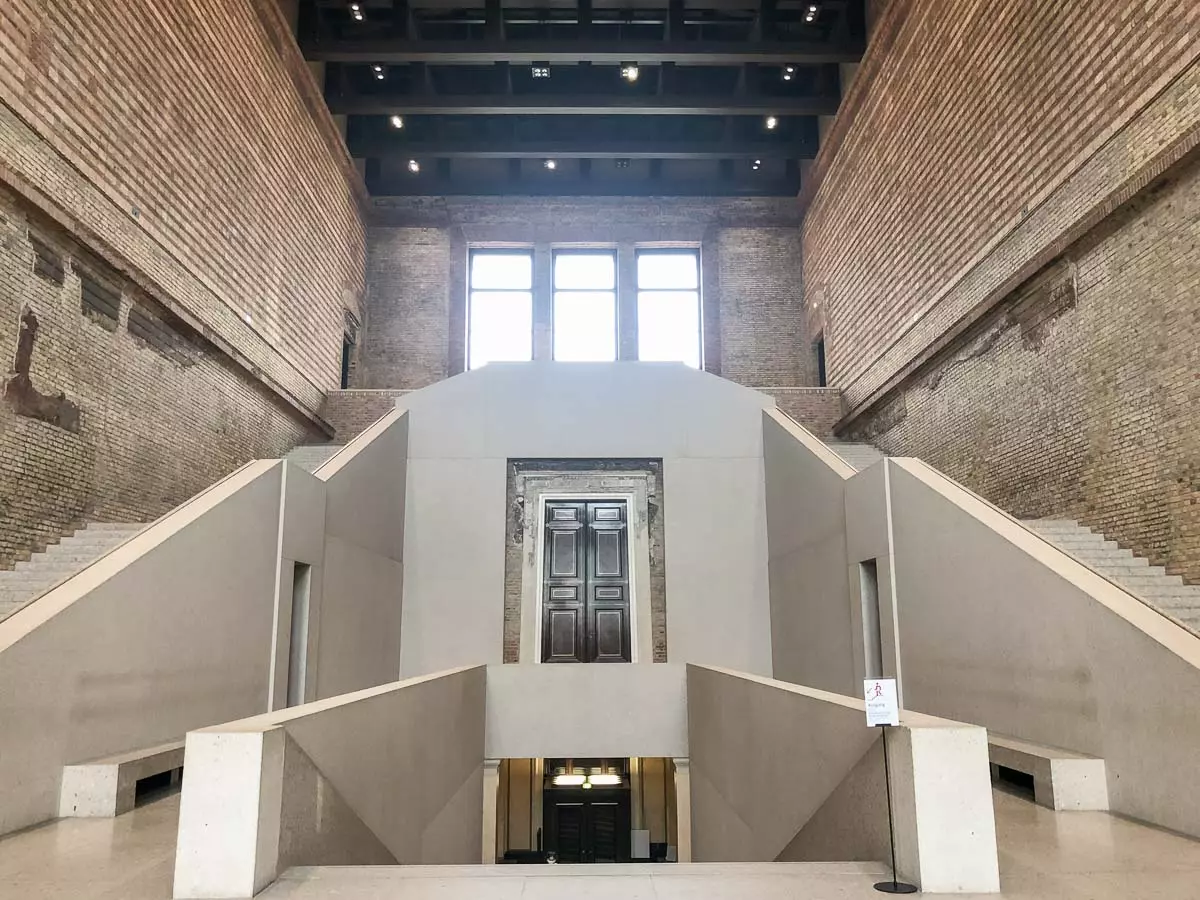 Neues Museum Berlin Architektur im Treppenhaus