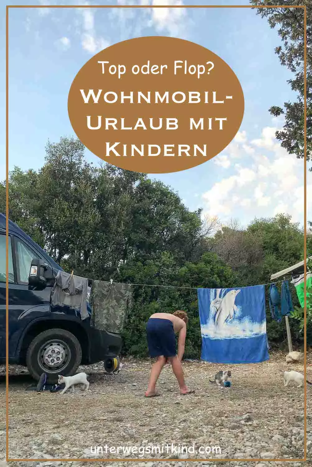 Wohnmobil mit Kindern Pin
