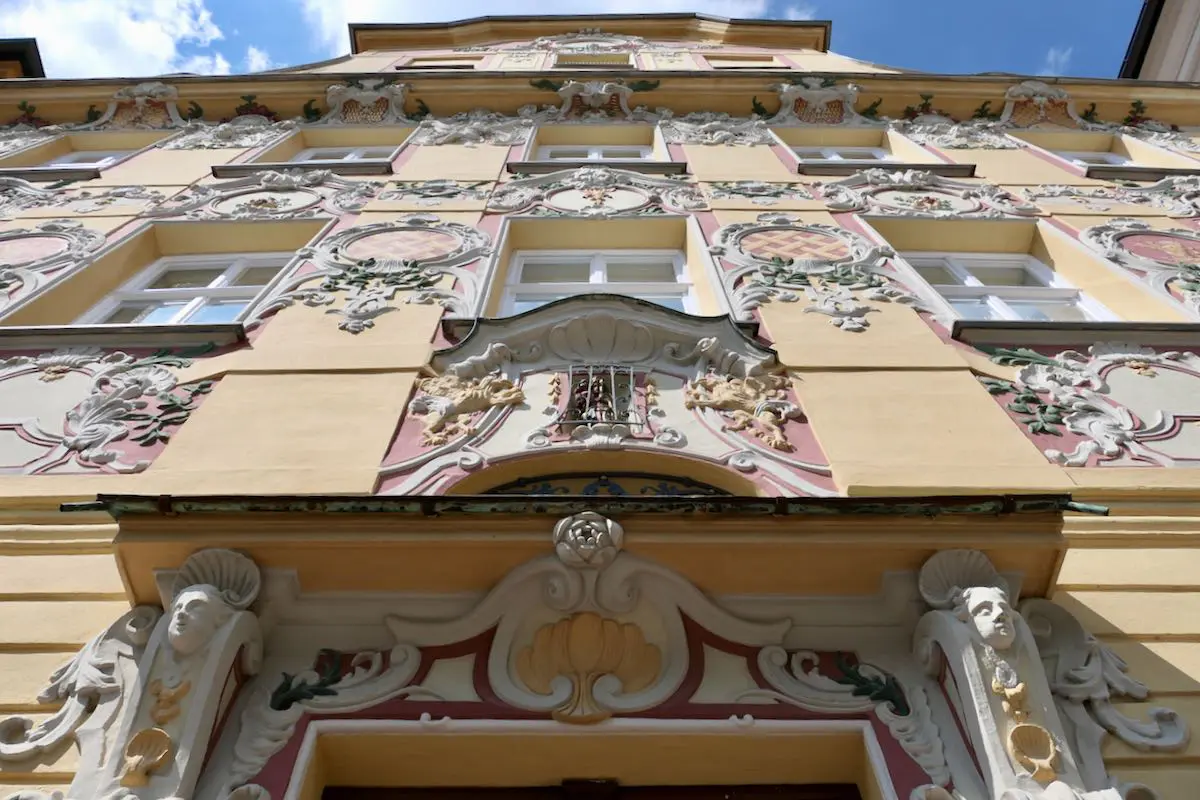 Renaissance-Fassade in Neuburg an der Donau