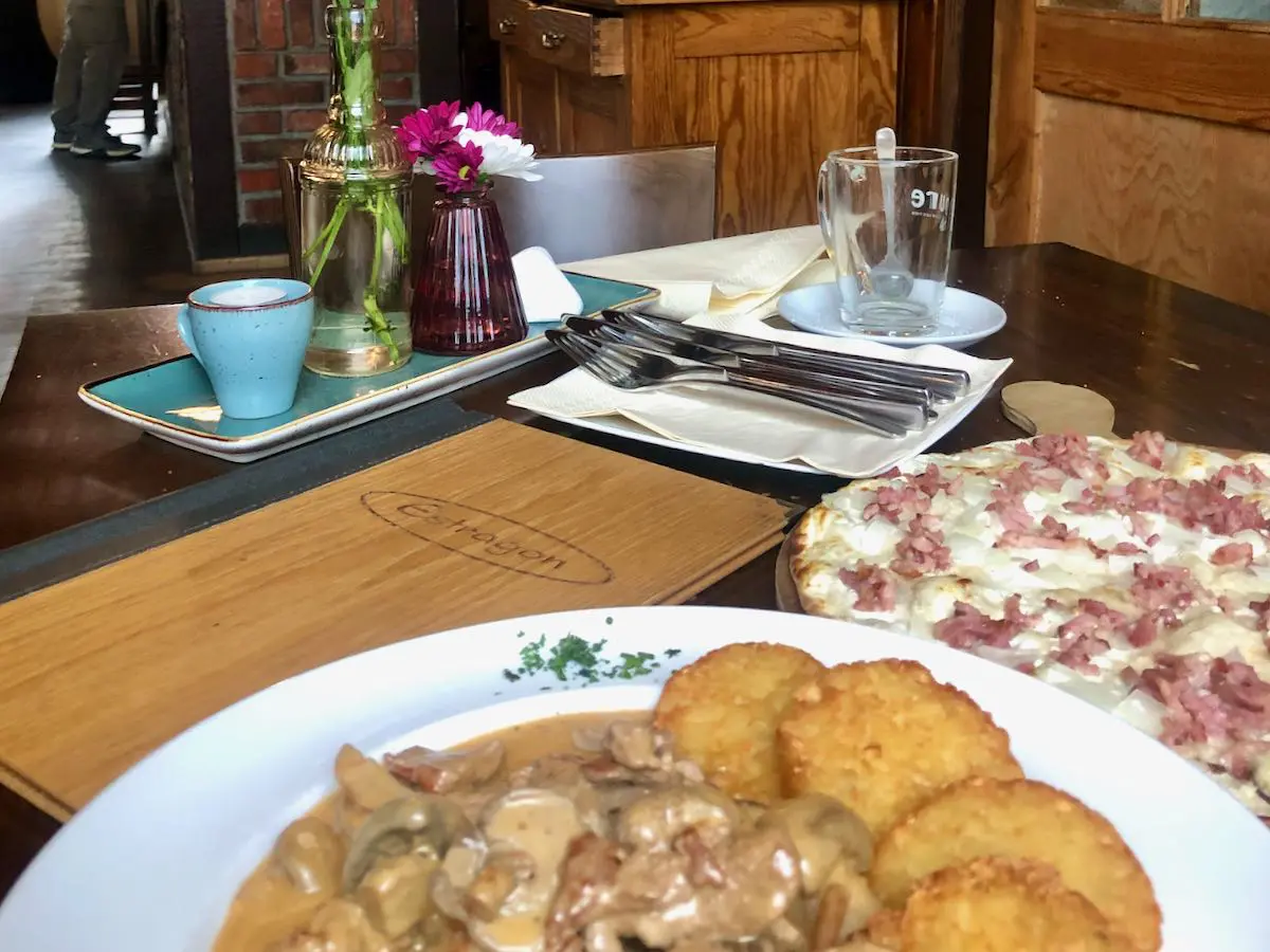 Essen im Restaurant Estragon in Mannheim