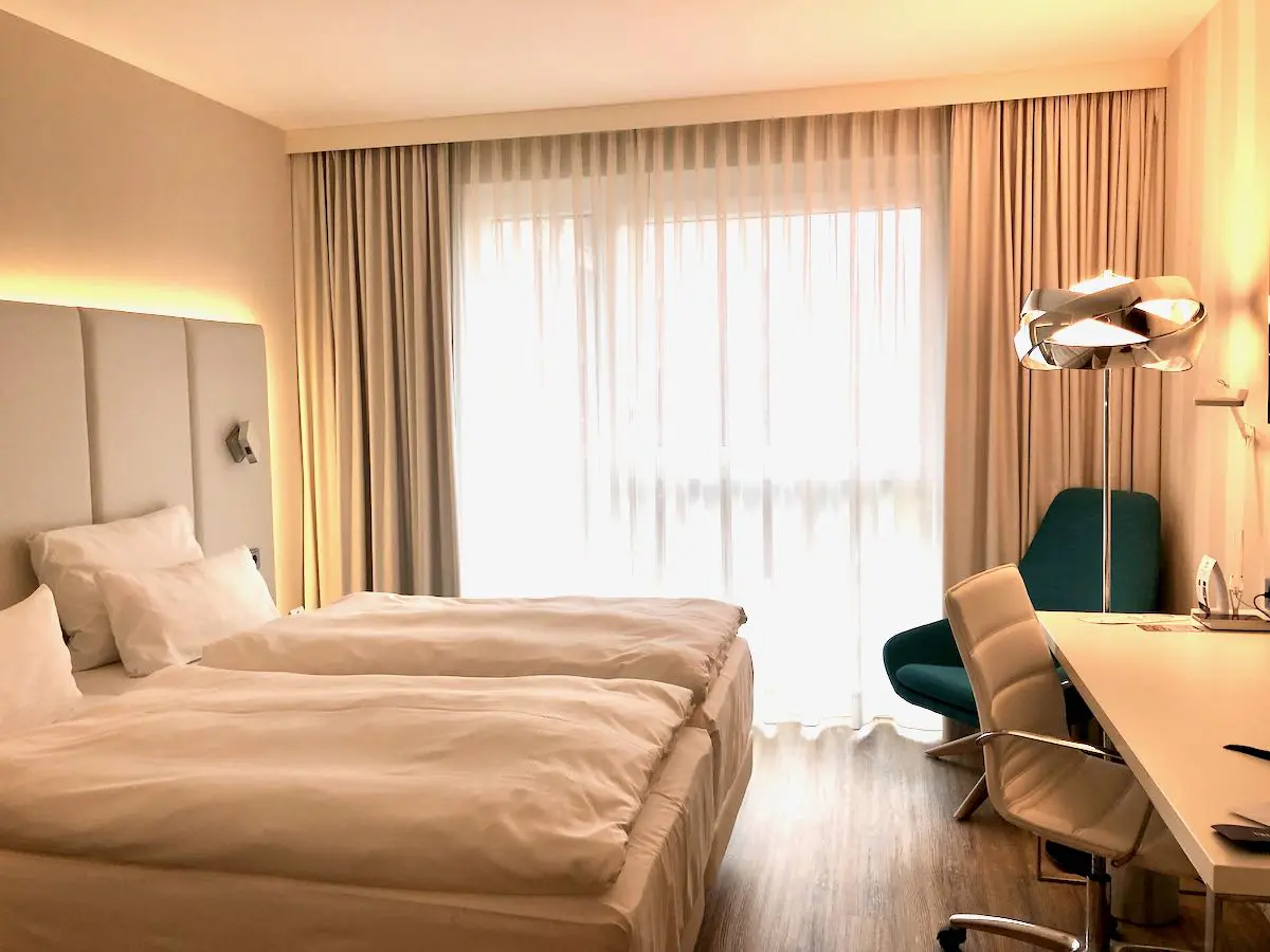 mein Zimmer im NH Hotel Mannheim mit Kind