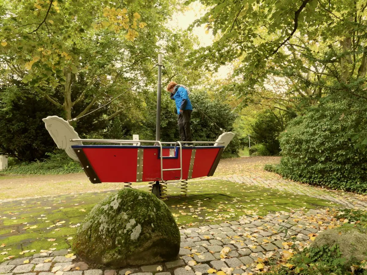 Kinderspielplatz im Herzogenriedpark Mannheim