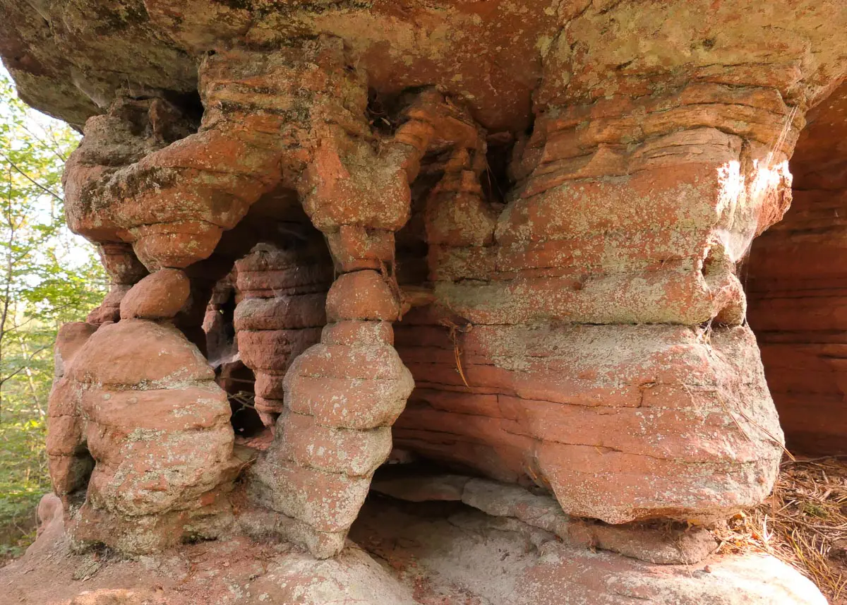 Sandsteinfelsen im Dahner Felsenland