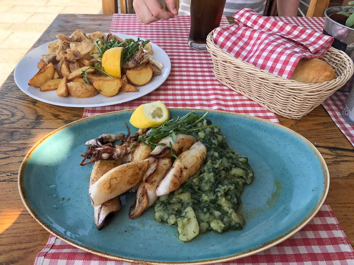 Gutes Seafood in der Stara Konoba, Fazana