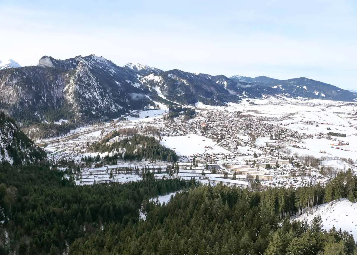 Oberammergau von oben