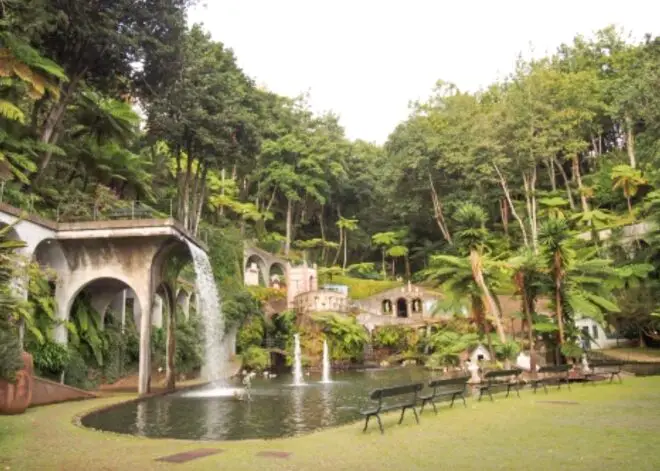 Botanischer Garten Funchal auf Madeira mit Kind