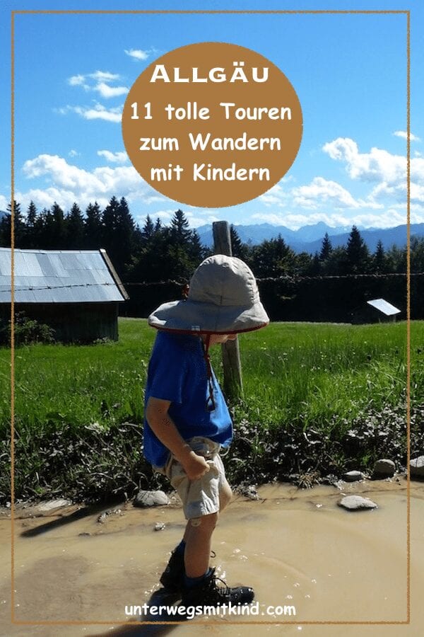 Allgäu Wandern mit Kindern Pin