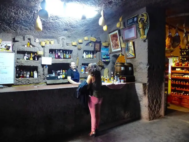 Höhlenrestaurant im Barranco Guayadeque