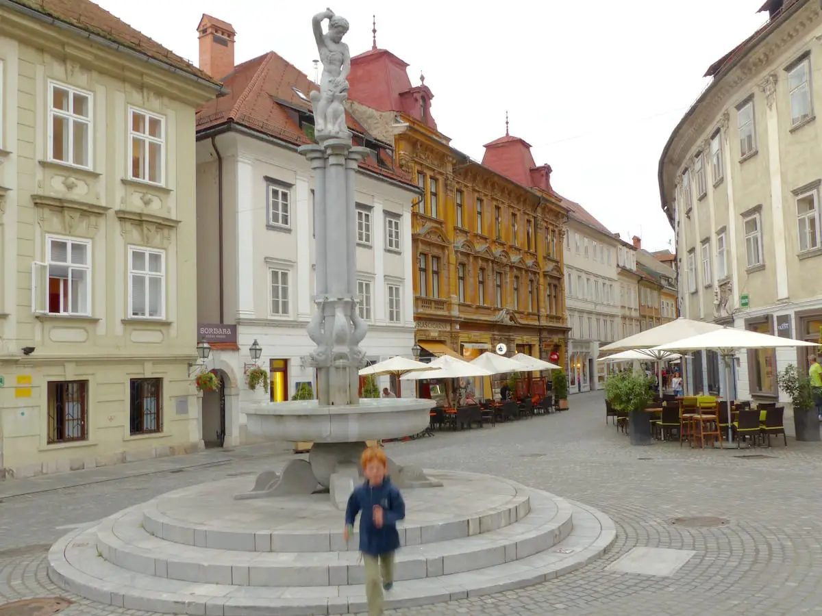 Slowenien Urlaub mit Kindern - Ljubljana Altstadt