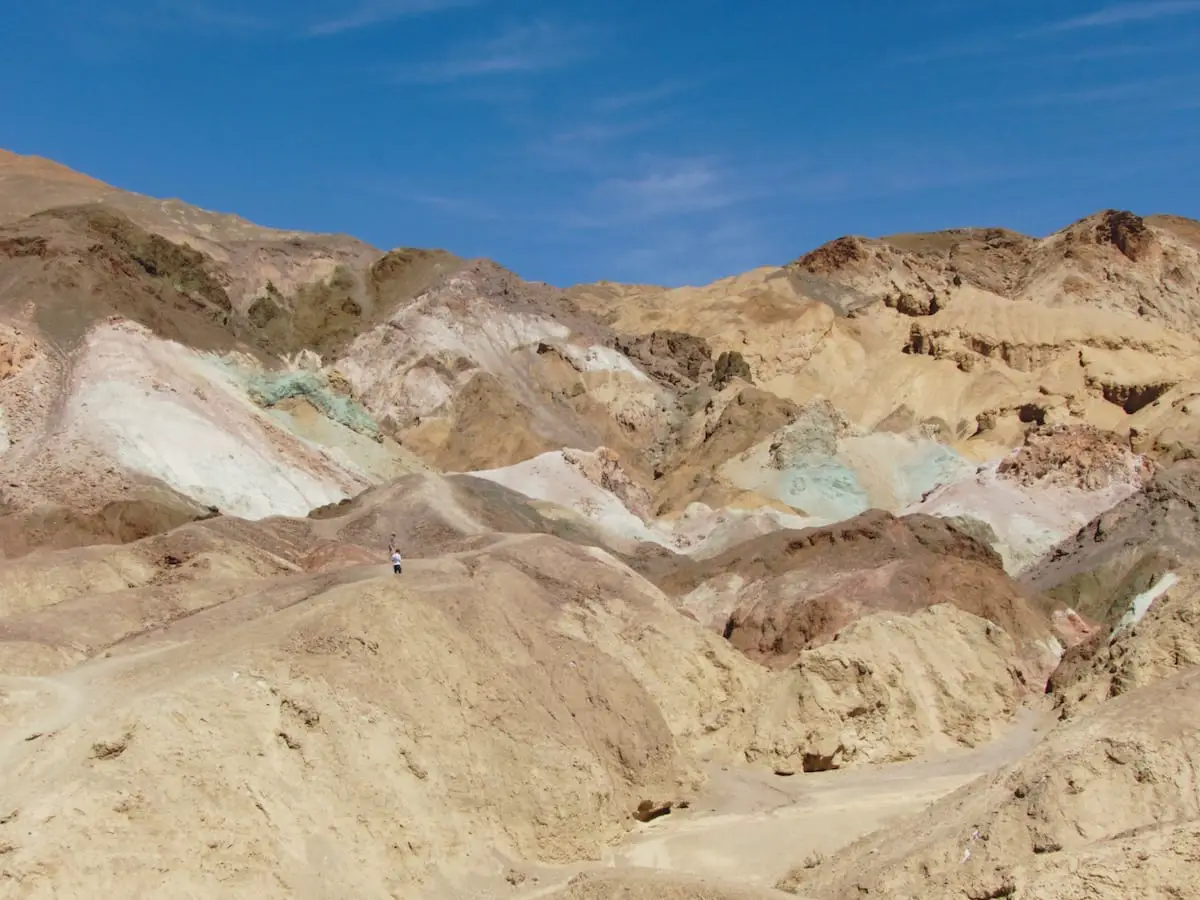 Death Valley mit Kind - Artists Drive