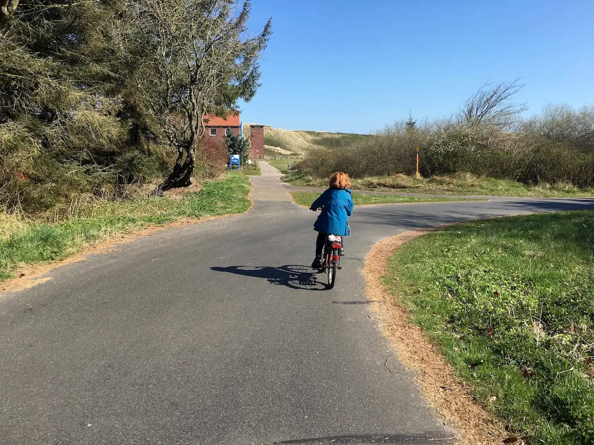 Radfahren mit Kind auf Wangerooge