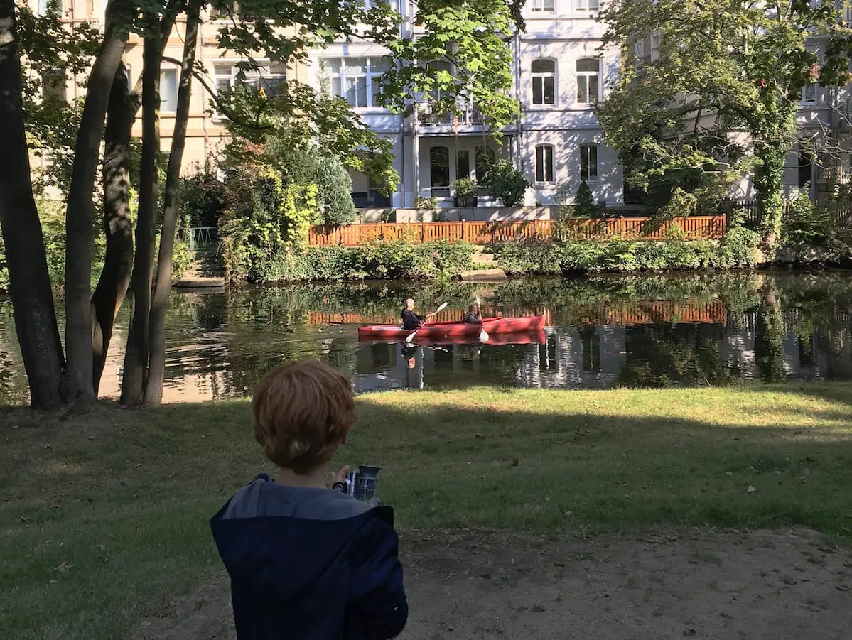 Braunschweig mit Kindern - Paddeln Oker