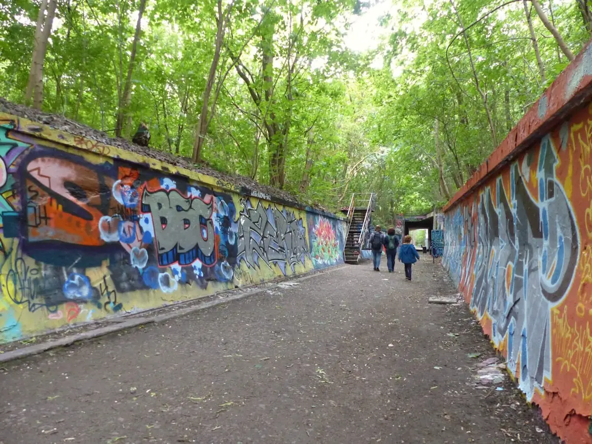 Natur-Park Südgelände Berlin - Graffiti