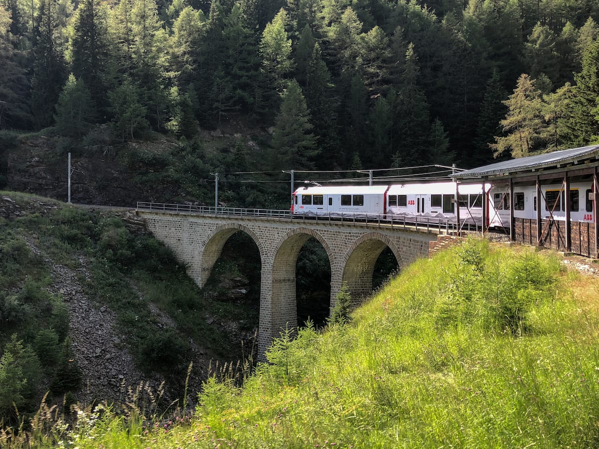 Berninaexpress Strecke Engadin mit Kindern - Rhätische Bahn 