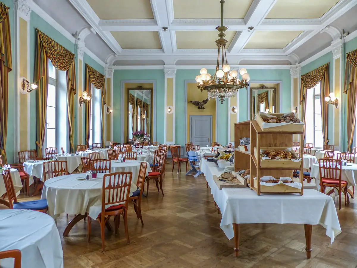 Saratz - familienfreundliches Hotel in Pontresina - Jugendstilsaal