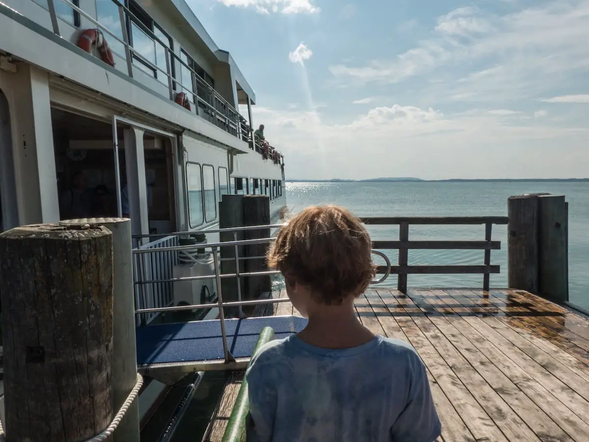 Chiemsee mit Kindern - Dampfer Schifffahrt über den See