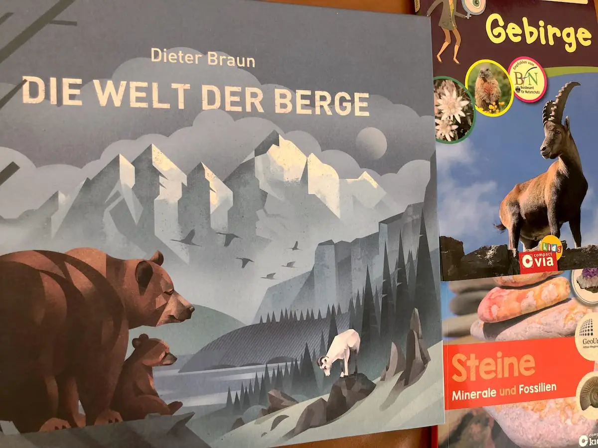 Bücher für Reisen mit Kindern in die Berge - drei Lese-Ideen