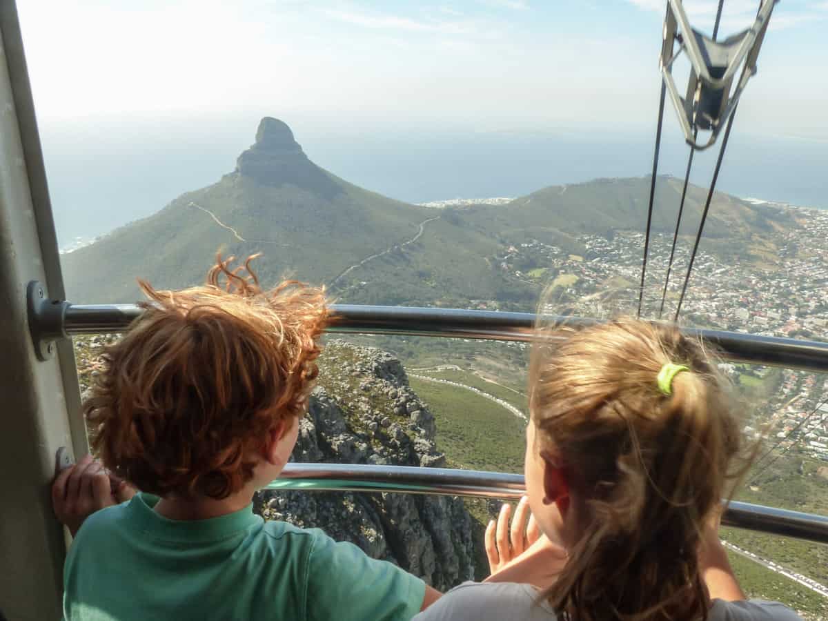 Kapstadt Ausflüge mit Kindern - Tafelberg Seilbahn