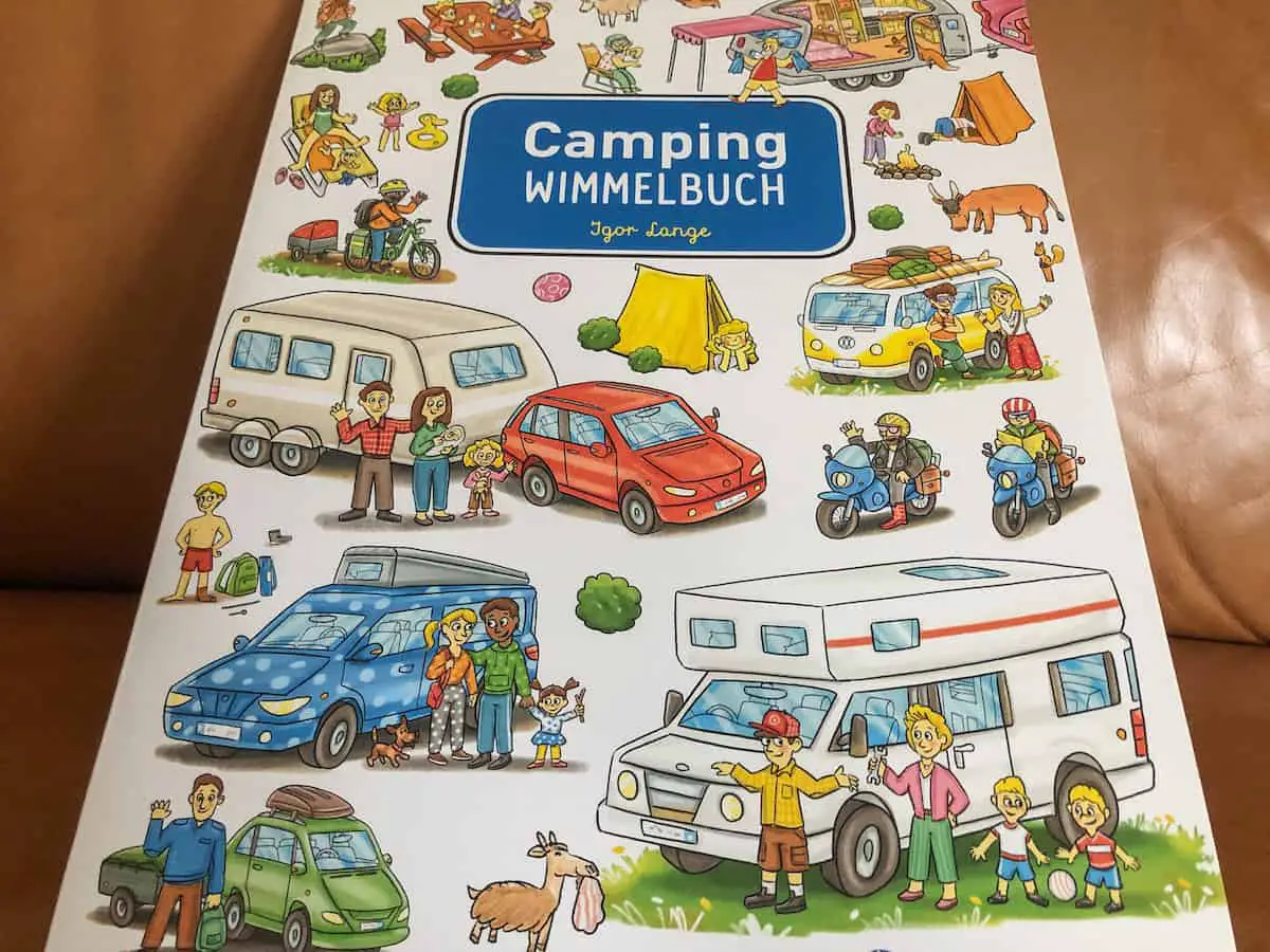 Camping Kinderbuch Wimmelbuch