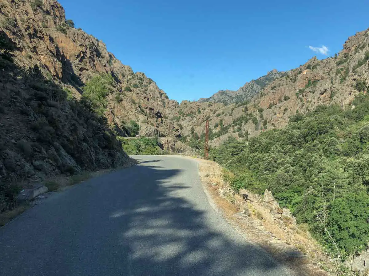 Wohnmobil Route Korsika