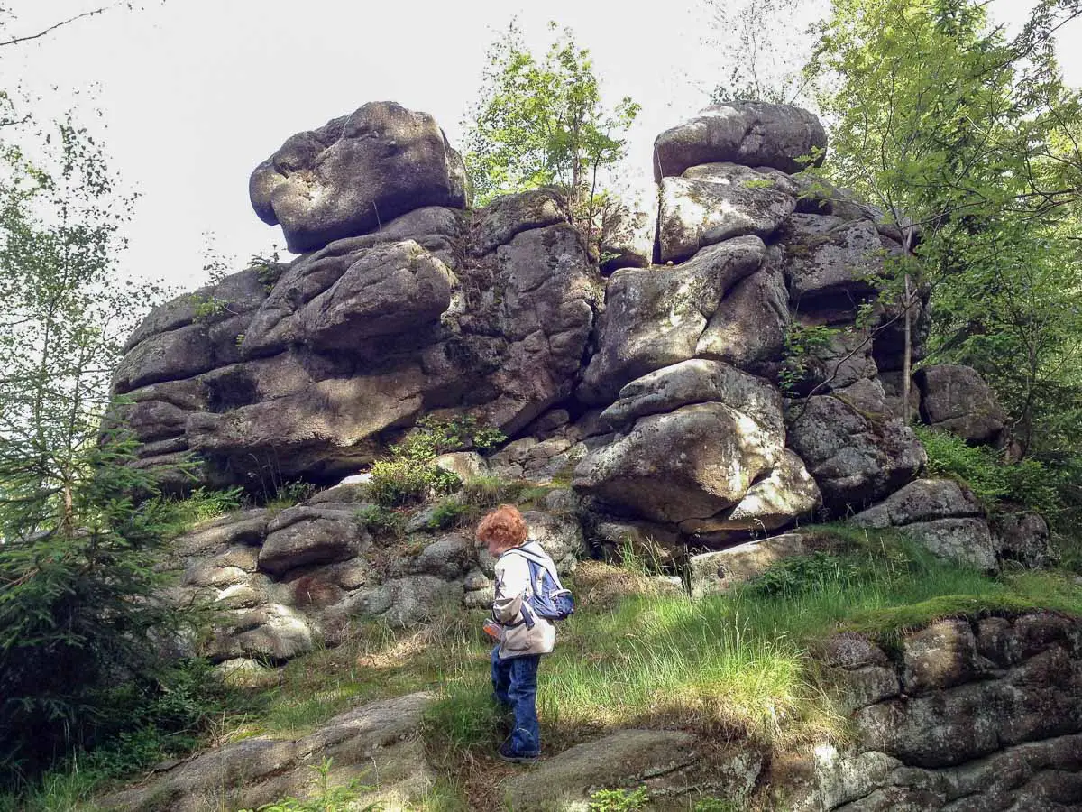 Wandern im Harz mit Kleinkind - Schierke Klippentour