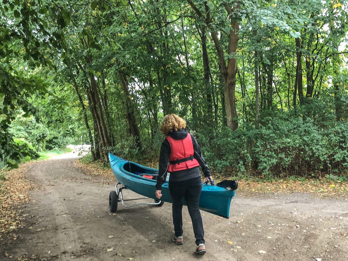 Müritz Kanutour Alte Fahrt - Umtragenen