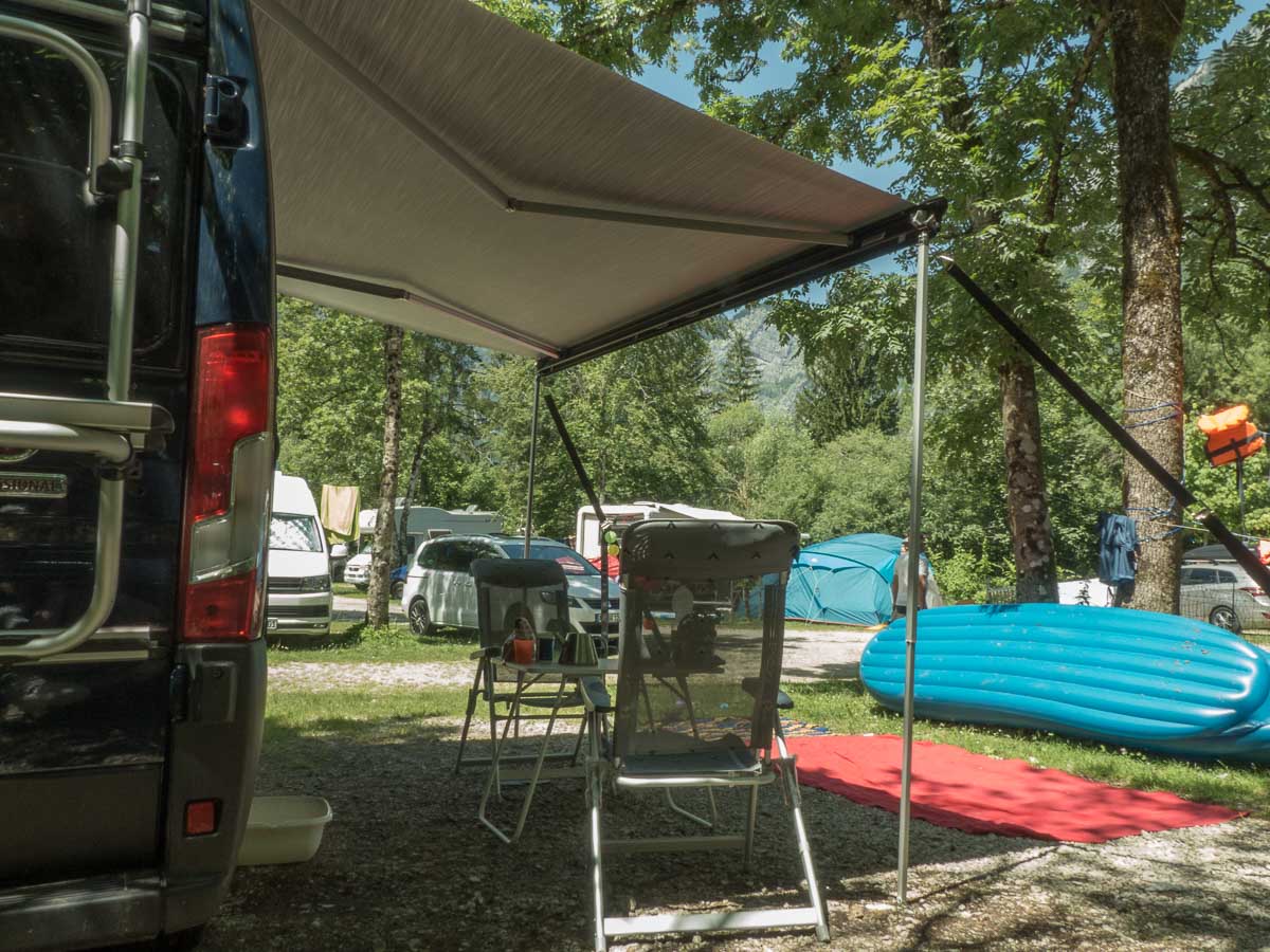Wohnmobil Urlaub auf dem Campingplatz