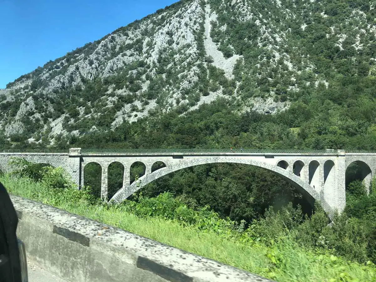 Salcano-Brücke bei Nova Gorica