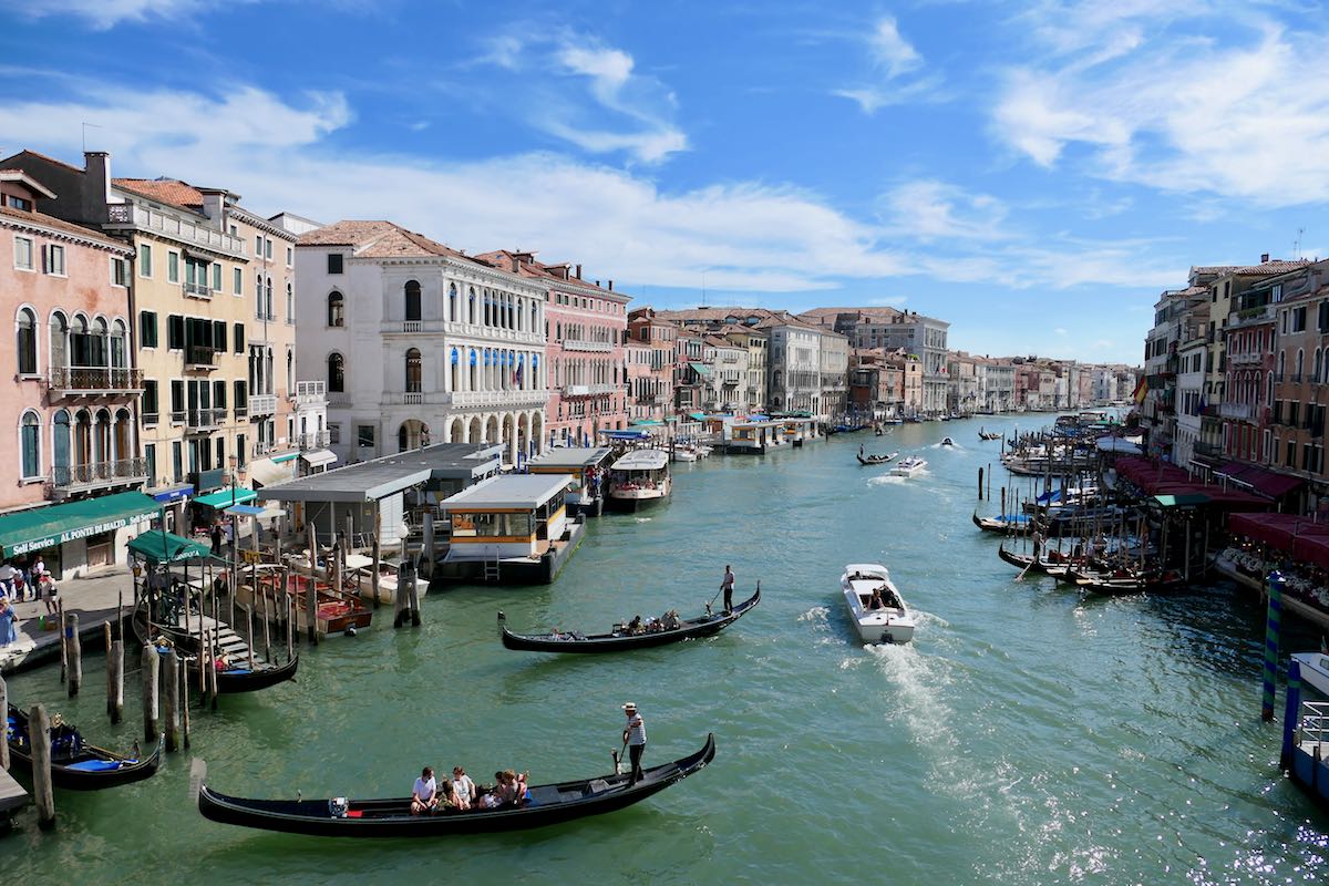 Canale Grande in Venedig von oben