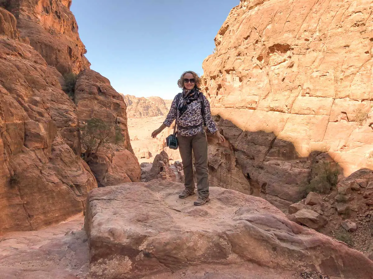 Im Jordanien Urlaub als Frau in Petra