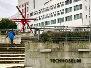 Technoseum Mannheim - Eingang zu einer der Top-Sehenswürdigkeiten